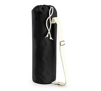 Westford Mill W816 EarthAware® Organic Yoga Mat Bag - Natural Cotton Eco-Friendly Carry Case - Black