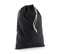 Westford Mill Recycled Cotton Stuff Bag Size Extra Small Black