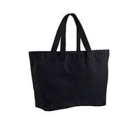 Westford Mill Women's Canvas Heavy Duty Tote Bag in Black Westford Mill Black One Size