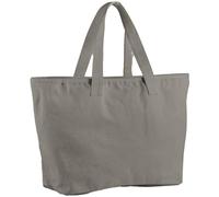 Westford Mill Women's Canvas Heavy Duty Tote Bag in Medium Beige Westford Mill Medium Beige One Size