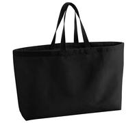 Westford Mill Women's Canvas Oversized Tote Bag in Black Westford Mill Black