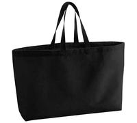 Westford Mill Women's Canvas Oversized Tote Bag in Black Westford Mill Black One Size