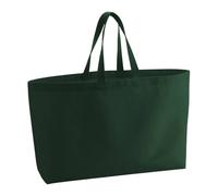 Westford Mill Women's Canvas Oversized Tote Bag in Bottle Green Westford Mill Bottle Green One Size