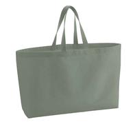 Westford Mill Women's Canvas Oversized Tote Bag in Dark Green Westford Mill Dark Green One Size