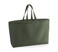 Westford Mill Women's Canvas Oversized Tote Bag in Dark Olive Westford Mill Dark Olive One Size
