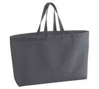 Westford Mill Women's Canvas Oversized Tote Bag in Mid Grey Westford Mill Mid Grey