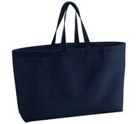 Westford Mill Women's Canvas Oversized Tote Bag in Navy Westford Mill Navy One Size