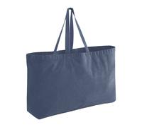 Westford Mill Women's Garment Dyed Oversized 36L Tote Bag in Mid Blue Westford Mill Mid Blue