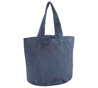 Westford Mill Women's Garment Dyed Tote Bag in Mid Blue Westford Mill Mid Blue One Size