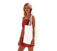 Westford Mill Women's Maxi Tote Bag in Off-White Westford Mill Off-White One Size