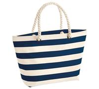 Westford Mill Women's Nautical Tote Bag in Mid Navy Westford Mill Mid Navy One Size