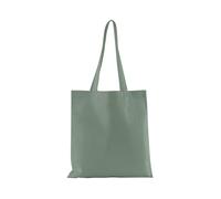Westford Mill Women's Plain Cotton Tote Bag in Dark Green Westford Mill Dark Green One Size