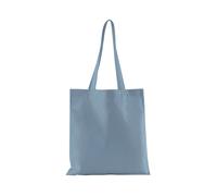 Westford Mill Women's Plain Cotton Tote Bag in Duck Egg Blue Westford Mill Duck Egg Blue One Size