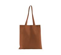 Westford Mill Women's Plain Cotton Tote Bag in Terracotta Westford Mill Terracotta One Size