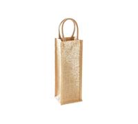 Westford Mill Women's Shimmer Jute Bottle Bag in Natural Westford Mill Natural One Size