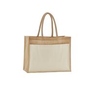 Westford Mill Women's Starched Jute Tote Bag in Natural Westford Mill Natural One Size