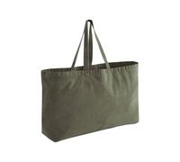 Westford Mill Women's Washed Garment Dyed Oversized Tote Bag in Light Khaki Westford Mill Light Khaki One Size