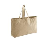 Westford Mill Women's Washed Garment Dyed Oversized Tote Bag in Light Sand Westford Mill Light Sand One Size