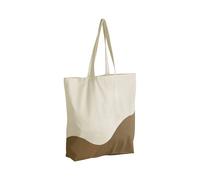 Westford Mill Women's Wave Pattern Maxi Tote Bag in Medium Beige Westford Mill Medium Beige One Size