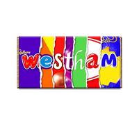 Westhum Football Club Chocolate Bar Gift Wrapper Gift Present For Sport Fans (#305) (without chocolate bar)