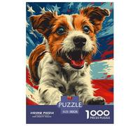 Westie 1000pcs Paper Jigsaw Puzzles Animation 100% Recycled Cardboard Educational Games for Adults And Kids 38x26cm/1000pcs