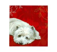 Westie Christmas Cards Brandy Snap by Pollyanna Pickering