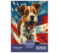 Westie Dog Jigsaw Puzzles Adults Fun 1000 Pieces Animal Toy Intellectual Game Education Game Stress Relief Home Decoration Challenge Educational 70x50cm/1000pcs