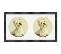 'Westie Dog Laying Down' Pet Feeding Mat (PM00028457)