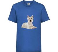 Westie Dog Pet Friends Family Forever Adult T Shirt Various Sizes And Colours (Royal Blue, S)