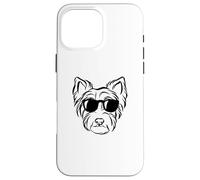 Westie dog sunglasses Case for iPhone 16 Pro Max