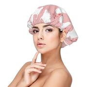 Westie Dogs Pattern,Adult's Satin Sleeping Cap - Women's Elastic Sleep Bonnet, Adjustable Overnight Hair Cover