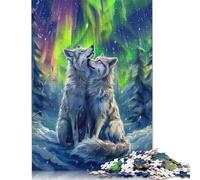 Westie Glass of Red Wine Puzzles for Adults & Teenagers Wood Puzzle Jigsaws for Adults Secret Santa Gifts 500pcs (52x38cm)
