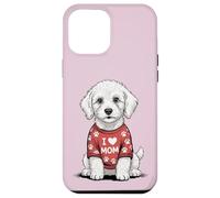 Westie I Love Mom Dog Sweater White Terrier Mother's Day Case for iPhone 12 Pro Max