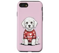 Westie I Love Mom Dog Sweater White Terrier Mother's Day Case for iPhone SE (2020) / 7/8