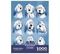 Westie Jigsaw Puzzles 1000 Pieces Educational Game Puzzle for Adults Kids.Educational Games Gifts, Eco-friendly Paper Puzzle 38x26cm/1000pcs