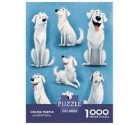 Westie Jigsaw Puzzles 1000 Pieces Educational Game Puzzle for Adults Kids.Educational Games Gifts, Eco-friendly Paper Puzzle 38x26cm/1000pcs