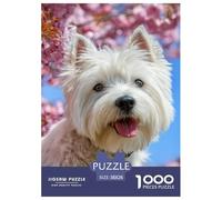 Westie Jigsaw Puzzles Puzzle for Adults Kids 1000 Pieces Whimsical Challenge Toy Educational Games 38x26cm/1000pcs