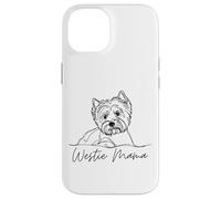 Westie Mama - West Highland White Terrier Mom Artistic Line Case for iPhone 14