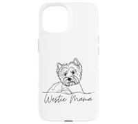 Westie Mama - West Highland White Terrier Mom Artistic Line Case for iPhone 15