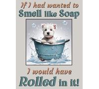 Westie pet dog funny flexible fridge magnet Christmas stocking filler gift