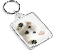 Westie Puppy Keyring West Highland Terrier Dog White Cute Fun Keyring #8954