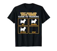 Westie T-Shirt | Funny Guide To Training T-Shirt