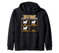 Westie T-Shirt | Funny Guide To Training Zip Hoodie