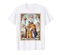 Westie Tarot Card Dog Value Graphic T-Shirt, Men, White, L