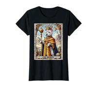 Westie Tarot Card Dog Value Graphic T-Shirt, Women, Black, XL