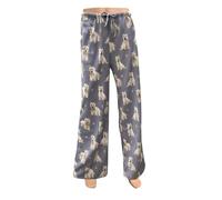 Westie Unisex Lightweight Cotton Blend Pajama Bottoms - Super Soft and Comfortable - Perfect for Westie Gifts, Grey, S