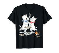 Westie West-Highland Terrier Dog Mug Dancing Coffee Morning Value Graphic T-Shirt