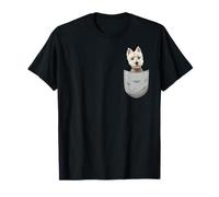 Westie White Highland Terrier Pocket for Dog Owners T-Shirt