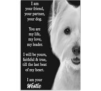 Westie You are My Life Metal Sign Metal Poster Wall Art Decor Tin Sign12 * 8in
