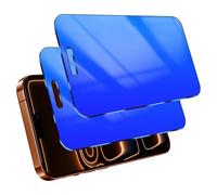 Westillux 2 Pack Privacy Screen Protector for iPhone 17 Pro Max Anti-Spy Tempered Glass 17ProMax Anti Bluelight Gradient Colorful Full Coverage Easy Installation Frame Anti-Scratch (6.9 inch Blue)